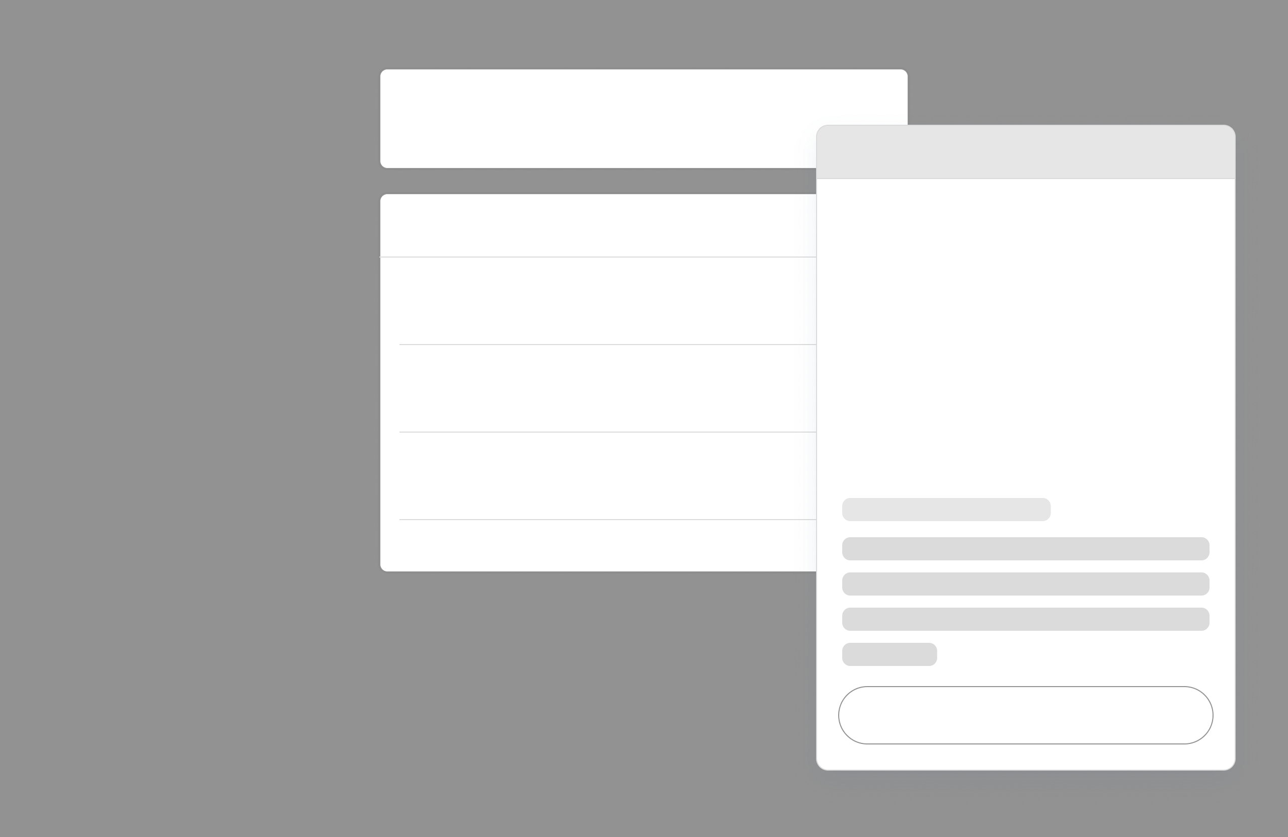 Floating chat box layout variant